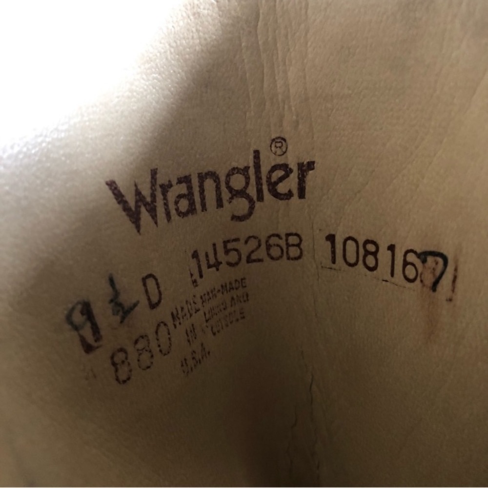 Vintage Wrangler Cowboy Boots - Picture 7 of 9